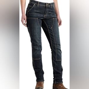 Carhartt Women's Straight Leg Jeans - Dark Indigo